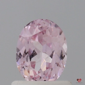 0.88cts Oval Medium Blush Champagne Peach Sapphire