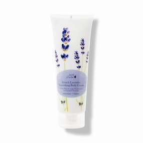 100% PURE Nourishing Body Cream French Lavender Lotion Luxurious Botanical Dry Skin Hydration & Replenishment, Natural Anti-Aging Moisturizer & Skincare for All Skin Types Women & Men - Vegan - 8 oz