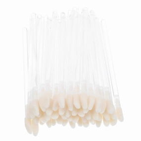 100Pcs Disposable Lip Brushes | Crystal Applicator Wands for Precise Makeup | Sanitary Design for Professionals | 3.54in
