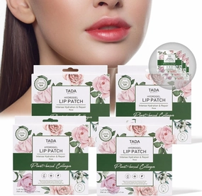 12 Pieces Hydrogel Lip Mask Intense Hydrating and Repair Rose Lip Mask Lip Moisturizer