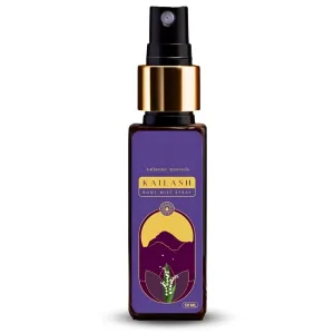 1.69floz Kailash Body Mist For Daily Use & Romantic Evenings | Floral-Musky Scent | Natural & Hydrating Body | Ayurvedic, Chemical-Free, Travel Friendly & Refreshing Long Lasting- 50ML