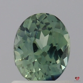 1.14cts Oval Teal Chameleon Sapphire