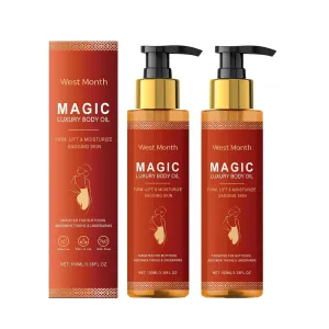 (2 PCS) Magic Body Firming Oil, Magic Luxury Body Oil for Skin,Body Oil Alternative Hydrating and Firming Skin Oil for Full Body 3.38 Fl Oz