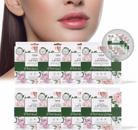 24 Pieces Hydrogel Lip Mask Intense Hydrating and Repair Rose Lip Mask Single Lip Moisturizer