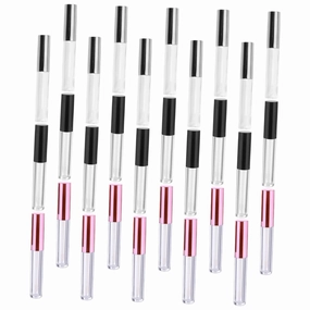 30pcs Reusable Lip Gloss Tubes Empty Lipstick Containers Unique Shape Portable Lip Balm Holders and Leakproof for Makeup Bags and Travel