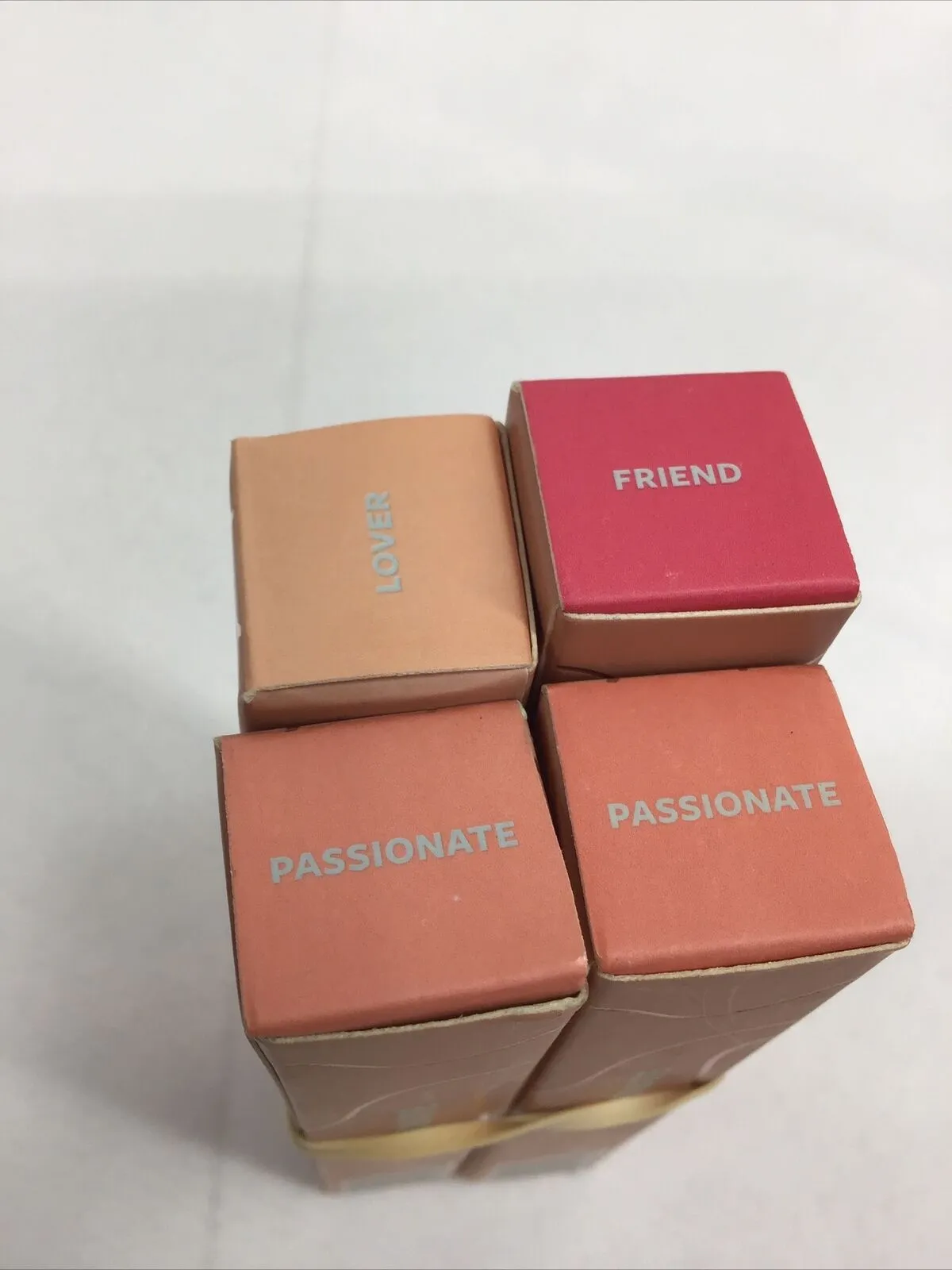 (4) Luna Magic Nude Lip Gloss Collection Passionate Lover Friend Pink Coral ￼