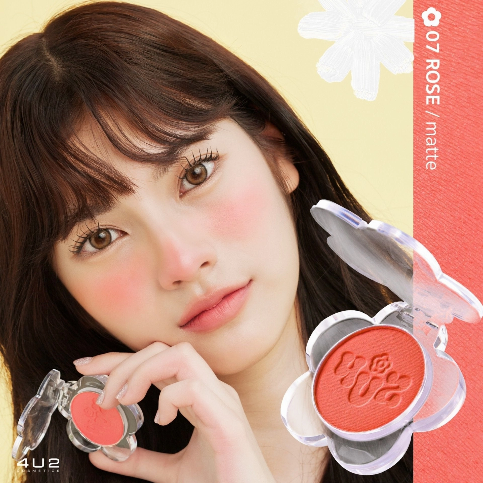 4U2 Flower Blush - 07 Rose