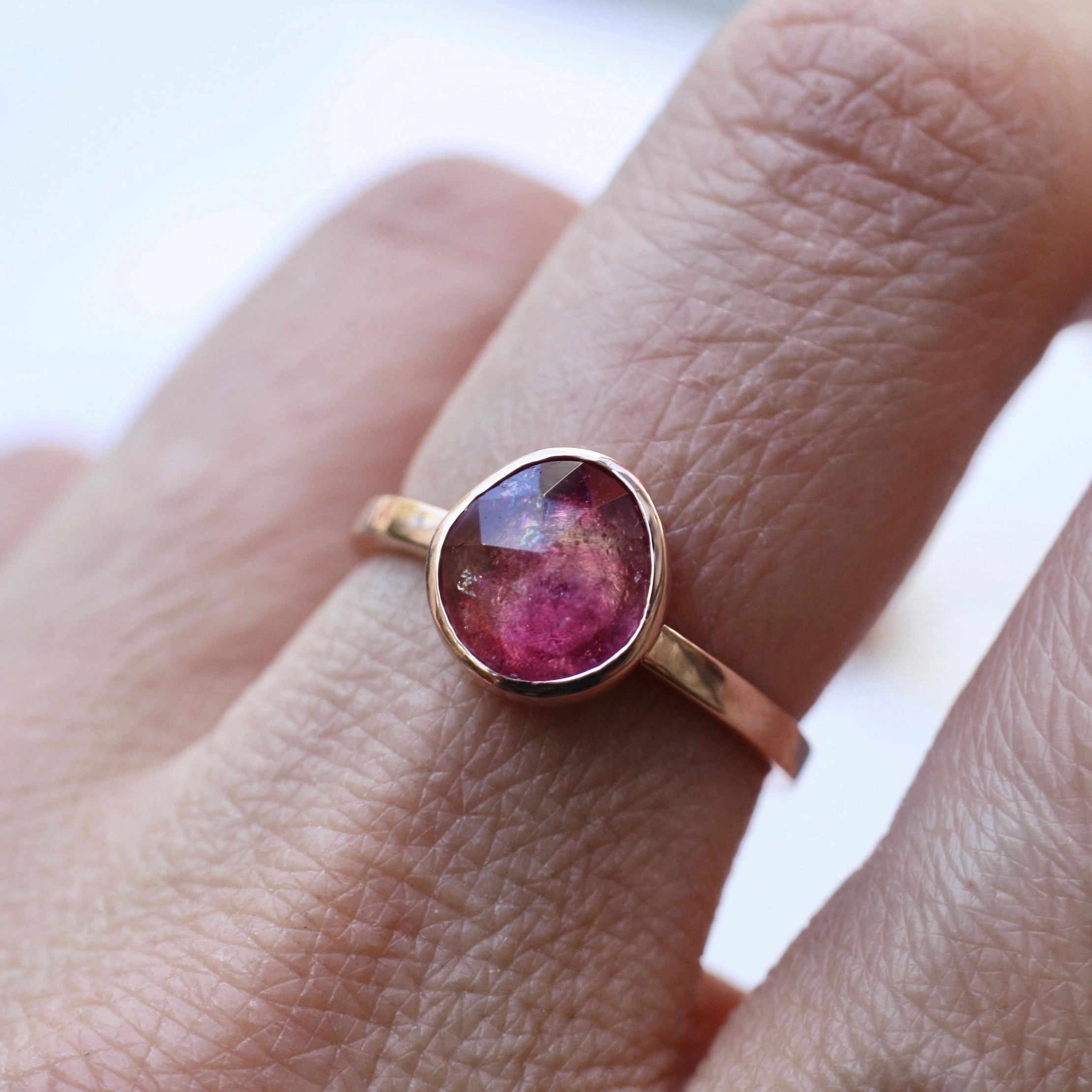 9ct Rose Gold Pink Delight Tourmaline Ring