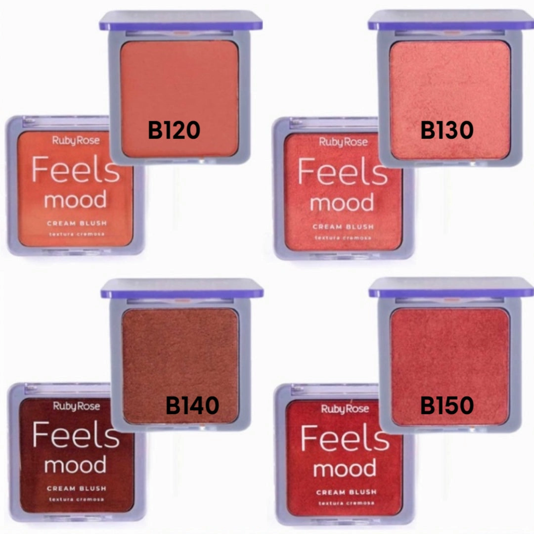 -35% Ruby rose feels mood-cream blush hb-6118