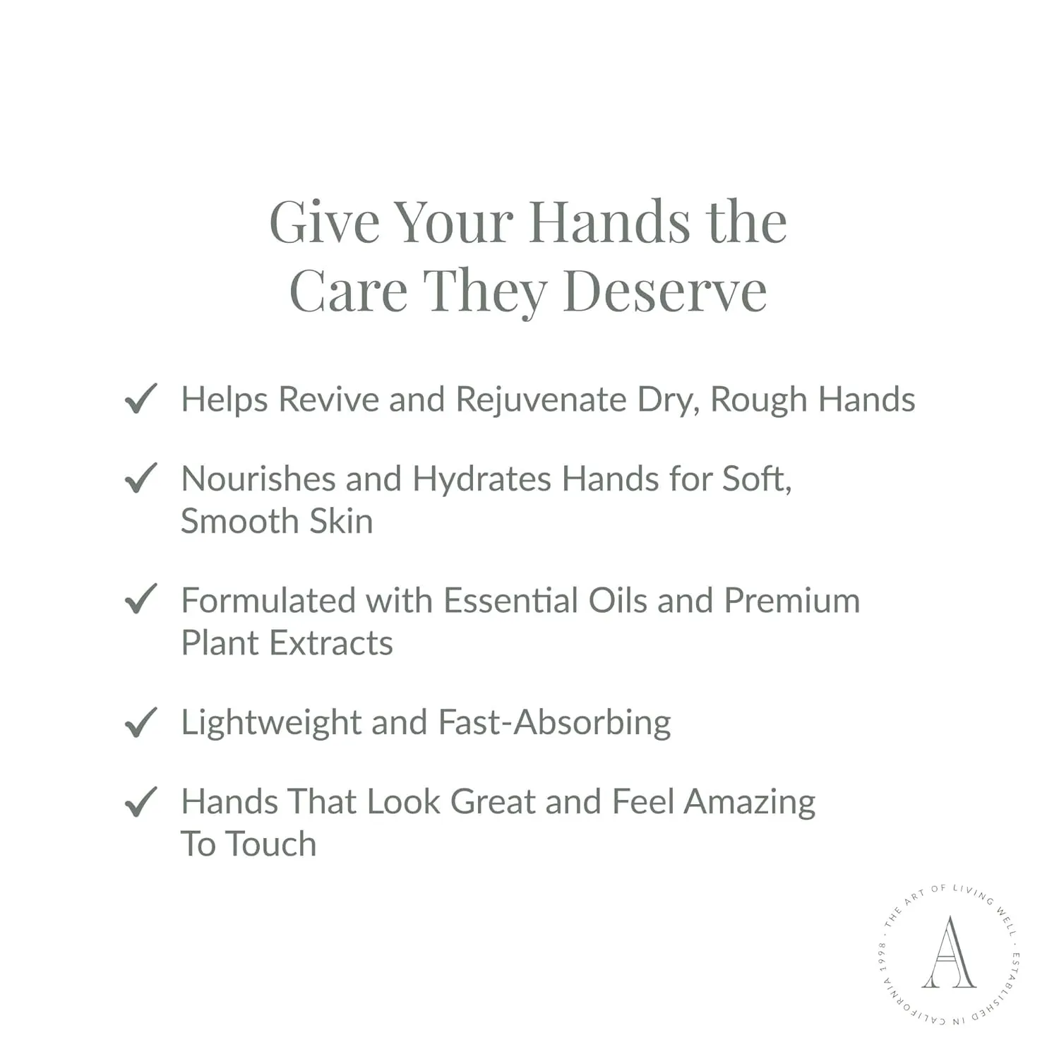 Archipelago Botanicals Charcoal Rose Hand Crème, Rich and Lightly Scented Hand Lotion for Dry Skin, Cuticles and Rough Spots, Premium Plant Extracts (3.2 oz)
