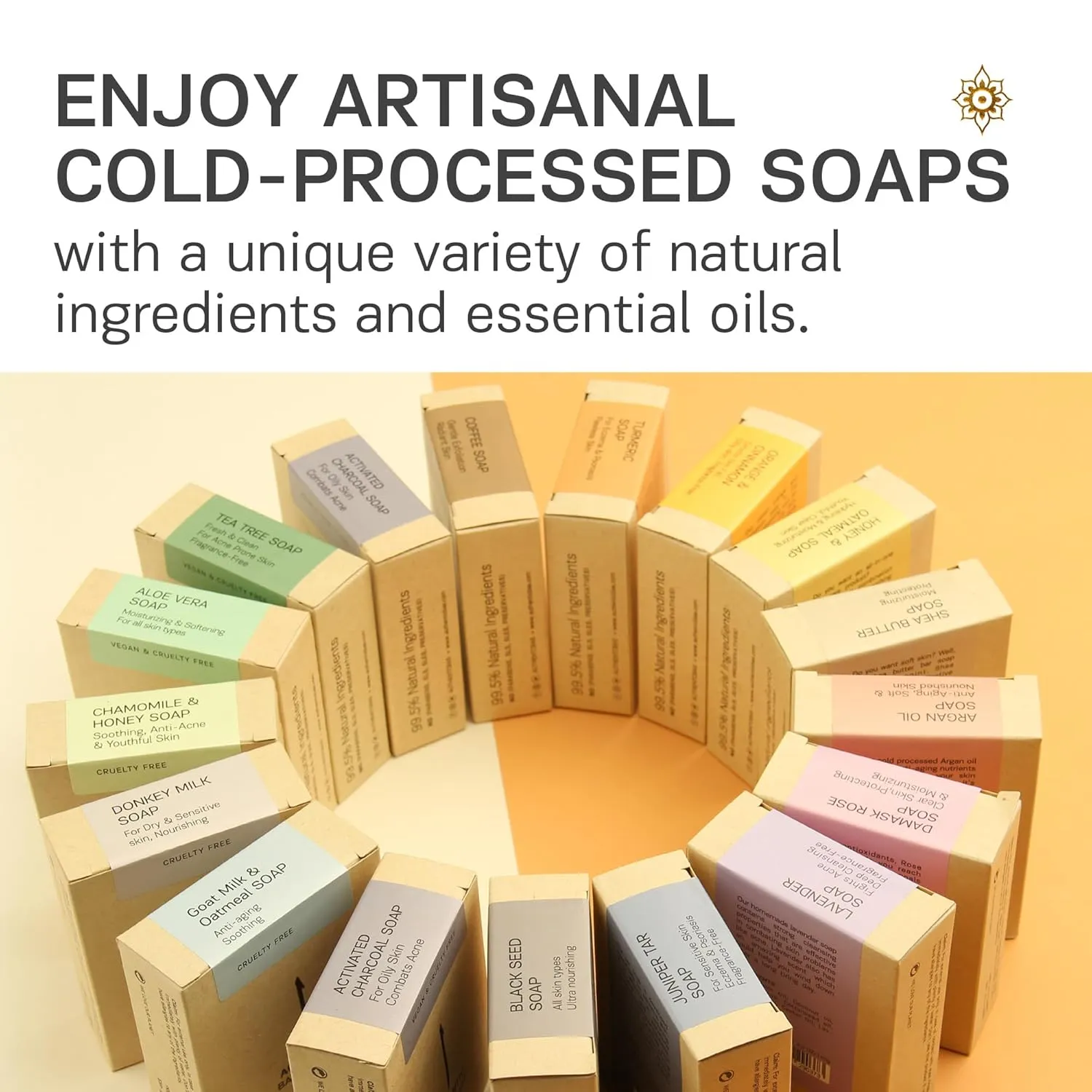 AUTHENTIC BATH & SOAP - Organic Rose Soap Bar X2 - Handmade, Natural Castile Soap Bar Moisturizing Bar Soap for Women Gift, Made with Rose Essential Oil and RoseWater. (2PK) 4.2 Oz Each
