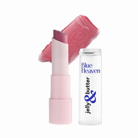 B'LUE HEAVEN Lip Balm JELLY & BUTTER |Dry & Chapped Lips, Fades Pigmentation, for lips | Lip Balm infused with Jojoba Oil, Shea Butter   Vitamin E | Dusty Rose, 3g