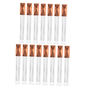 Beaupretty 15pcs Empty Lip Gloss Tubes for -shaped Containers Cap Practical and Portable for Various Lip Gloss Styles