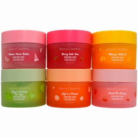 Beauty Creations Sugar Body Scrub Assorted - Wholesale 6 Units (FC-BS1-6)