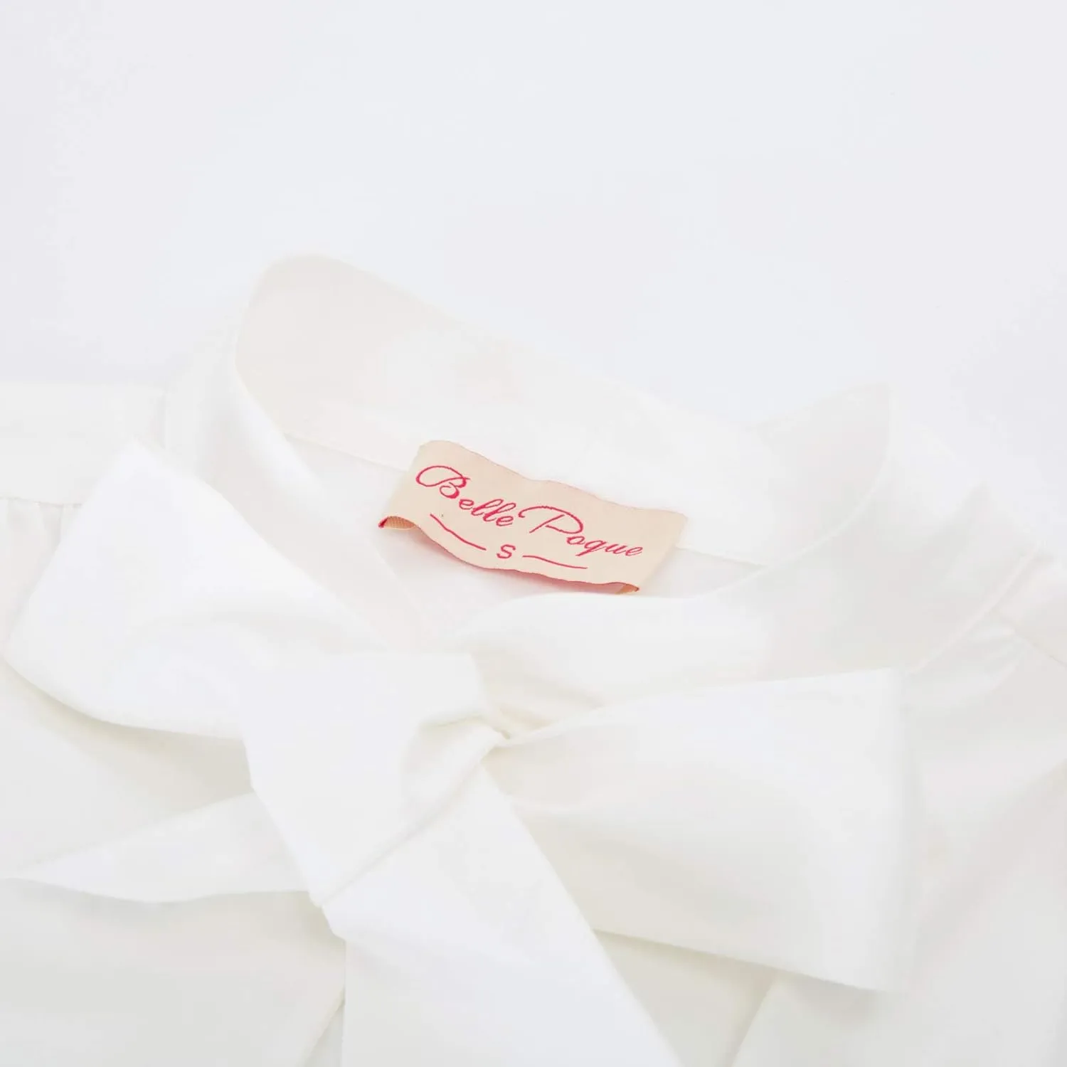 Belle Poque Summer Short Sleeve Office Button Down Blouse Stripe Shirt Tops with Bow Tie BP573