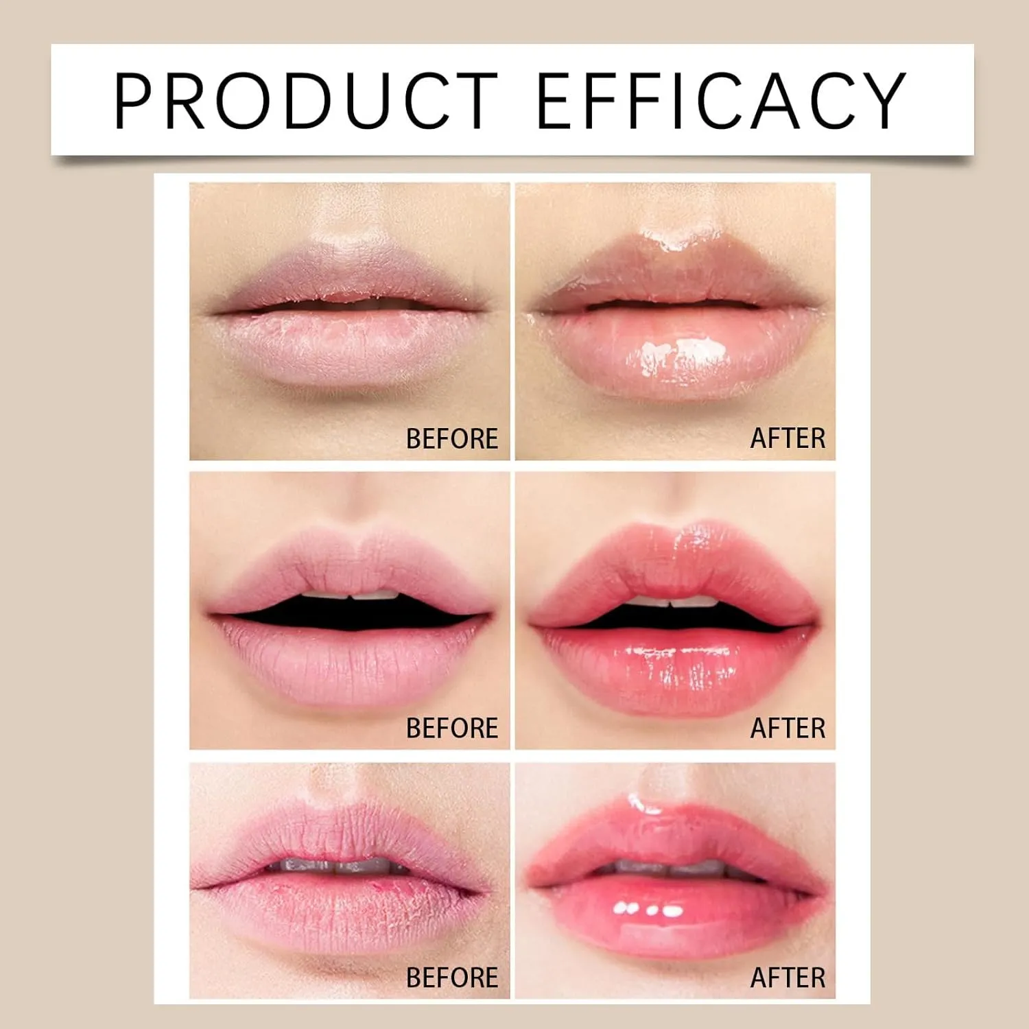 Beneficialn Transferproof Color Changing Lipstick, Gold Foil Moisturizing Gloss Lip Deep Nourishment, Transparent Color Changing Lipstick Gold Foil Flower for Women Long Lasting 24 Hours (2pcs, 3.5g)