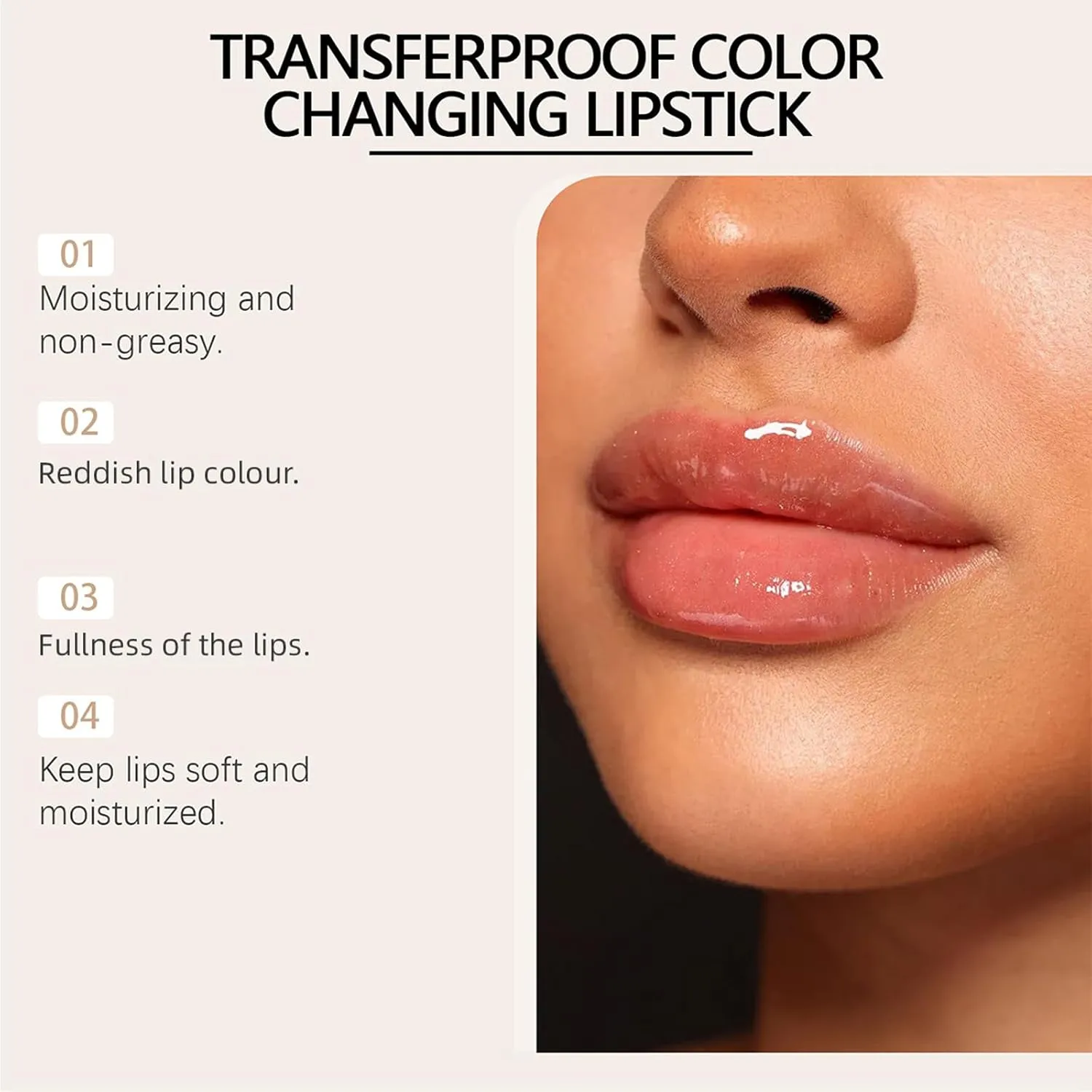 Benefician Lipstick, Beneficial Lip Stain, Novealcrbe Mood Lipstick, Novealcrbe Gold, Crystal Color Changing Lipsticks, Mood Lipsticks Color Changing Long Lasting (1)