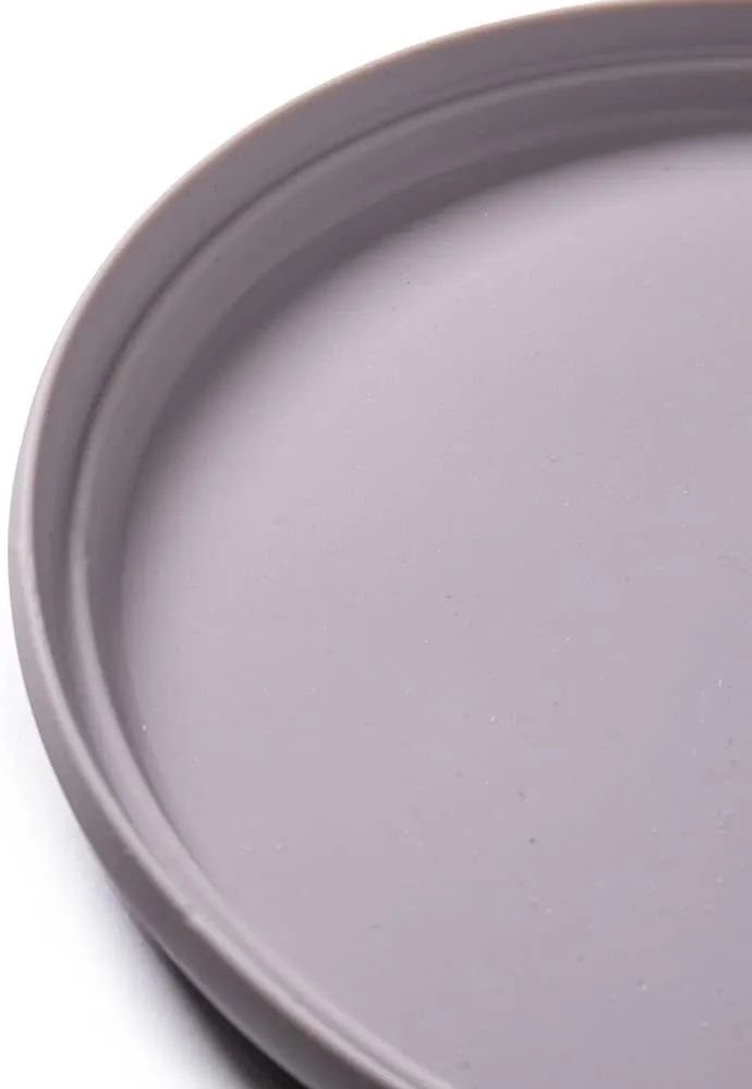 Bigjigs Toys Frisbee Flying Disc (Stone Grey) - Silicone Frisbee for Kids, Quality Flying Saucers, Beach Toys & Garden Toys, Holiday Toys for Toddlers