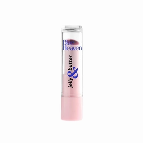 Blue-Hea.ven Jelly & Butter Lip Balm infused with Jojoba Oil, Shea Butter   Vitamin E, smoothens Dry & Chapped Lips, Fades Pigmentation, Soften & Smoothes Plums Lips, Pink Rose, 3g