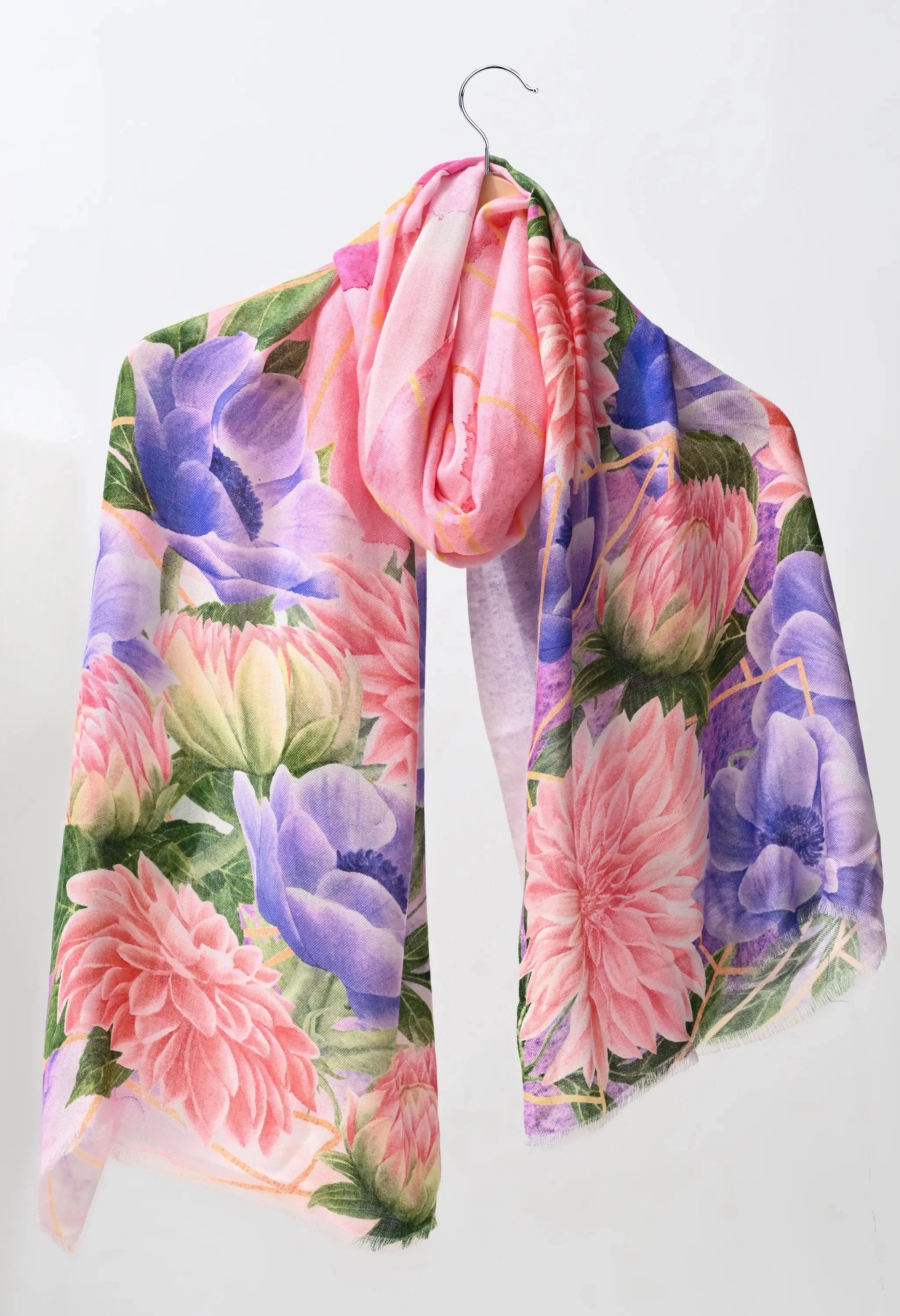 Blush Bloom Floral Scarf