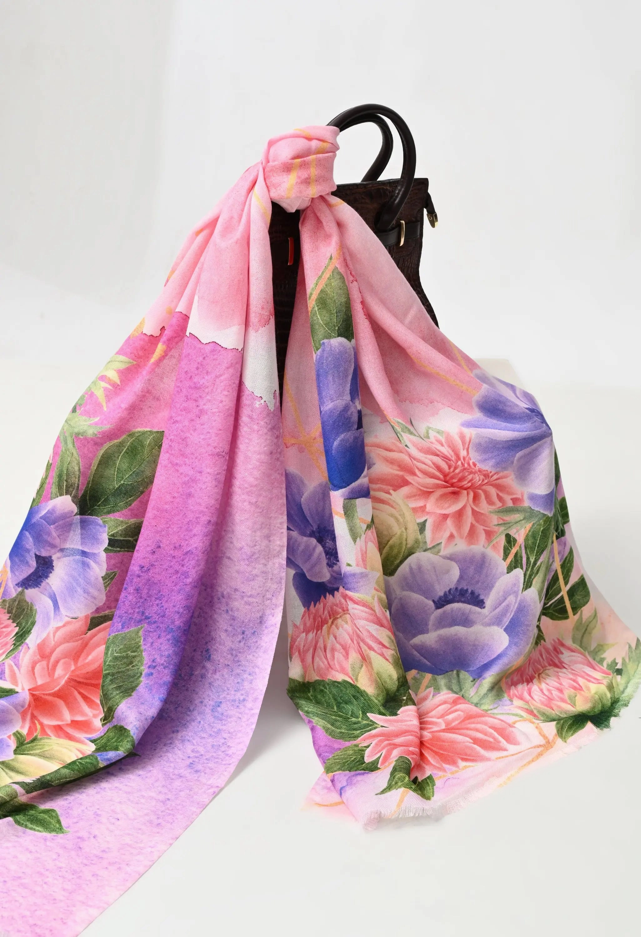 Blush Bloom Floral Scarf