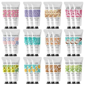 BODY & EARTH # LOVE 36 Pack Hand Cream for Women Gifts Moisturizing Hand Lotion Cream For Dry Hands Bulk Mini Hand Lotion Gift Sets For Women Mothers Day Gifts Bulk For Mom