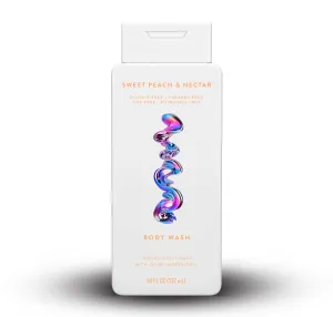 Body Wash | Sweet Peach & Nectar | Contains Naturally Derived Ingredients | For Women & Men, Sulfate, Paraben, & Dye Free Leaving Skin Soft And Hydrating 18 Oz - 1 Pk