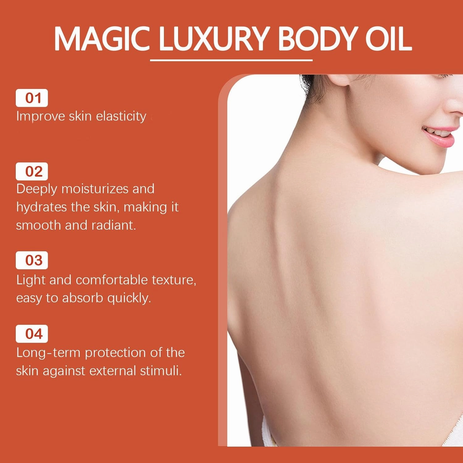 Body Firming Oil, Magic Body Oil Skin Tightening, Body Oils, Hydrating and Firming Skin Oils for Arms, Chest, and Thighs, Full Body Use (3 PCS, one size)