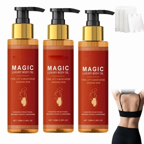 Body Firming Oil, Magic Body Oil Skin Tightening, Body Oils, Hydrating and Firming Skin Oils for Arms, Chest, and Thighs, Full Body Use (3 PCS, one size)