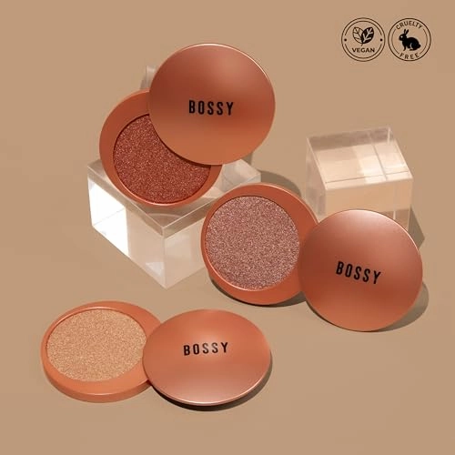 Bossy Cosmetics Extremely Bossy By Nature Dazzling Highlighter (Enchanting - Champagne/Gold Tone)