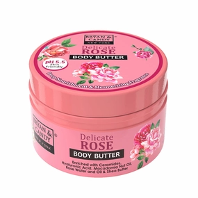 Bryan & Candy New York'S Delicate Rose Body Butter With Natural Organic Shea Butter And Hyaluronic Acid (200Gm) 200 G (Pack Of 1)