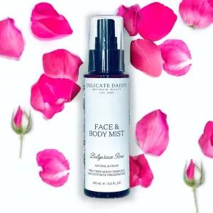 Bulgarian Damask Rose & Floral Water Face, Hair & Body Mist Spray 3.4 fl oz