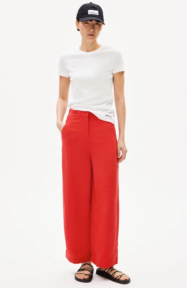 Caarunus Lino pants coral