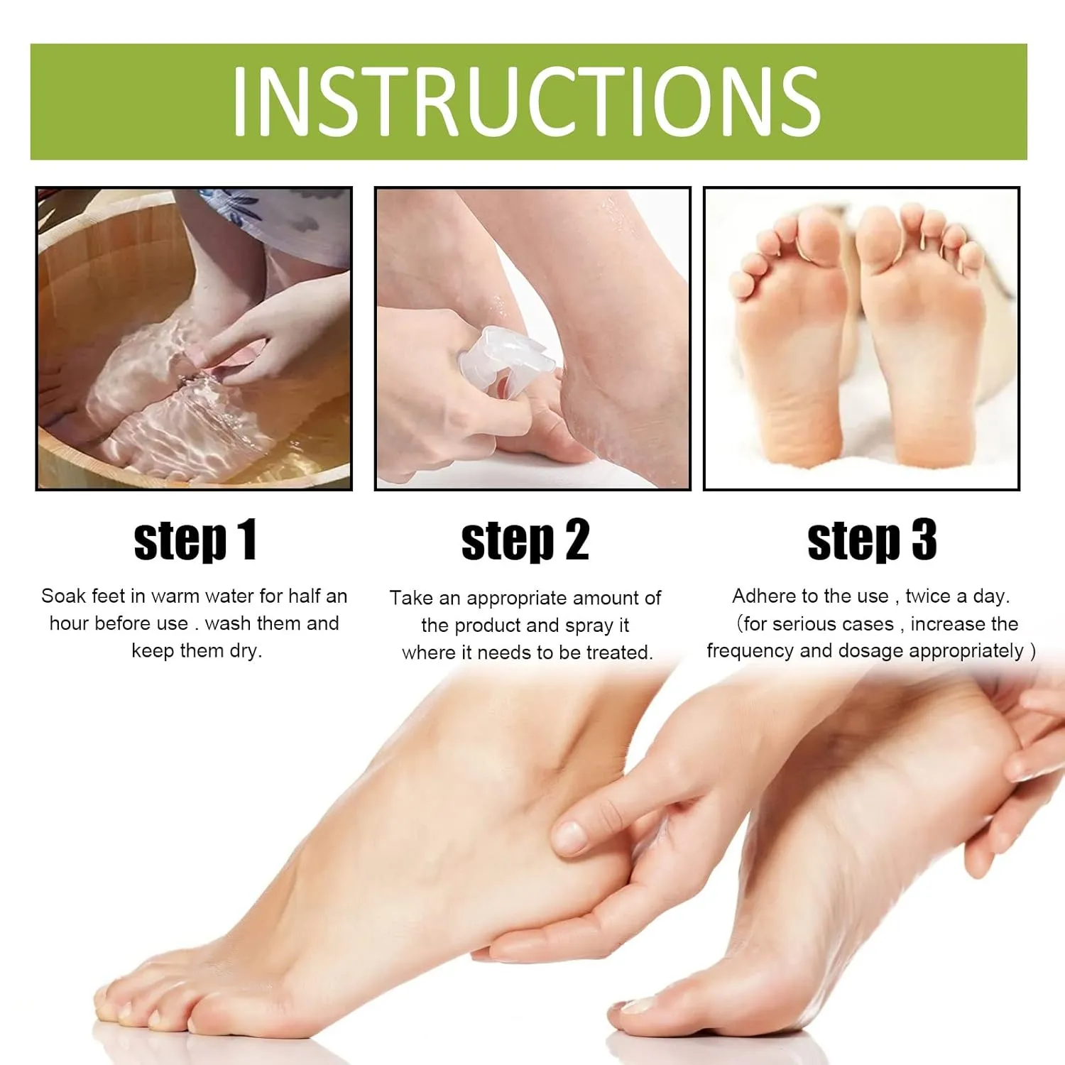 Callus Remover for Feet, Instant Foot Peeling Spray, Feet Scrubber Dead Skin Remover Cracked Heels Softener, Works Great with Any Foot File or Scrubber, Hydrating Exfoliating Spray (2 PCS,Orange)