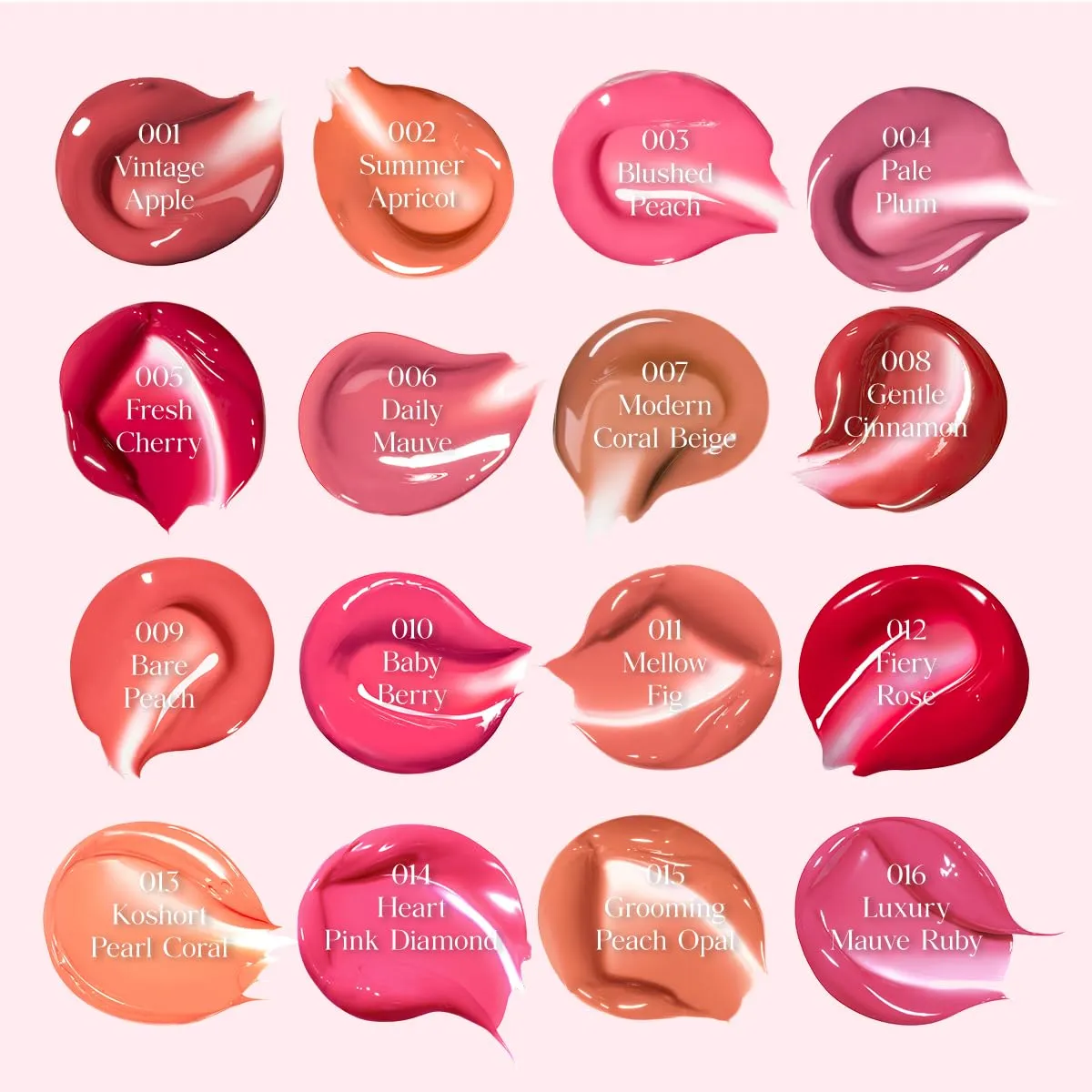 CLIO Crystal Glam Tint |Glossy Finish, Lightweight, Weightless, Buildable, Glass-Like, Smoothing, Long-Lasting, Vivid, Transparent, Shiny, Moisturizing, Hydrating (001 Vintage Apple)