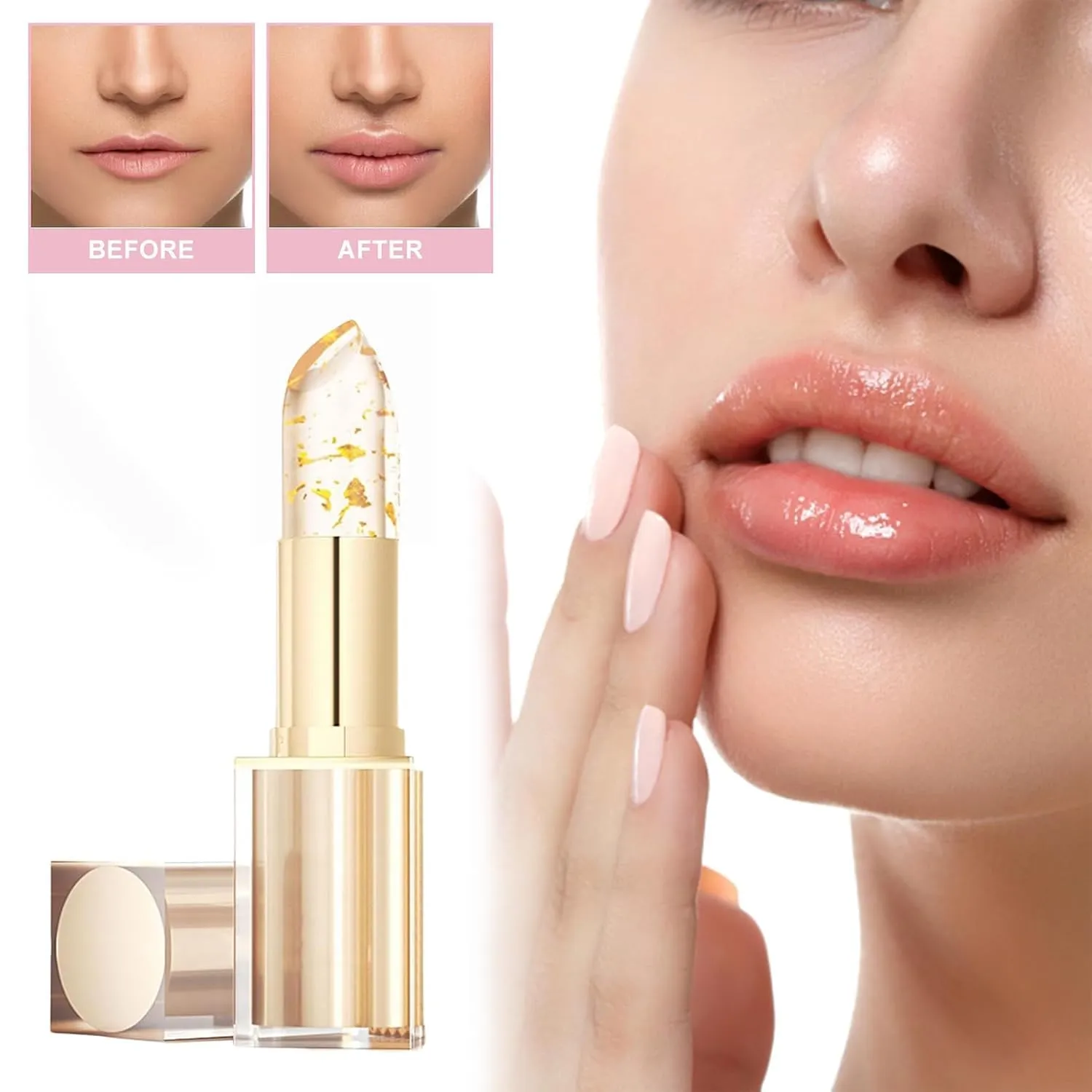 Color Changing Lipstickm, Bridal Bronze Lipstick, Transferproof Color Changing Lipstick, Transparent Long Lasting Moisturizing Lip Balm