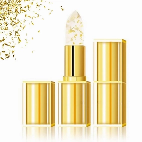 Color Changing Lipstick, Gold Crystal Color 𝐂𝐡𝐚𝐧𝐠𝐢𝐧𝐠 𝗟𝗶𝗽𝘀𝘁𝗶𝗰𝗸, Labial Cambia De Color (1 Pc)