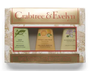 Crabtree & evelynn Nantucket Briar Hand Therapy (Crabtree Mixed Scents 3 Pack, Lily, Sweet Orange and Summer Hill)