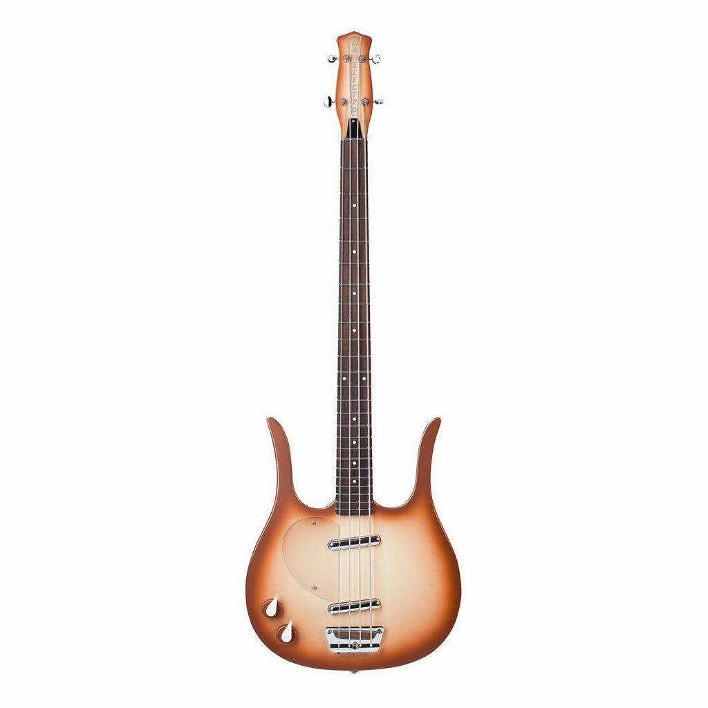 Danelectro '58 Longhorn Bass - Copper Burst - Left Handed