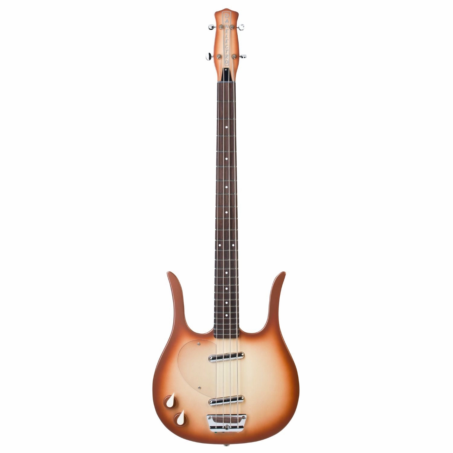 Danelectro '58 Longhorn Bass, Copper Burst, Left Handed