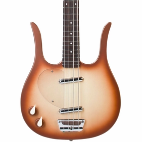 Danelectro '58 Longhorn Bass, Copper Burst, Left Handed