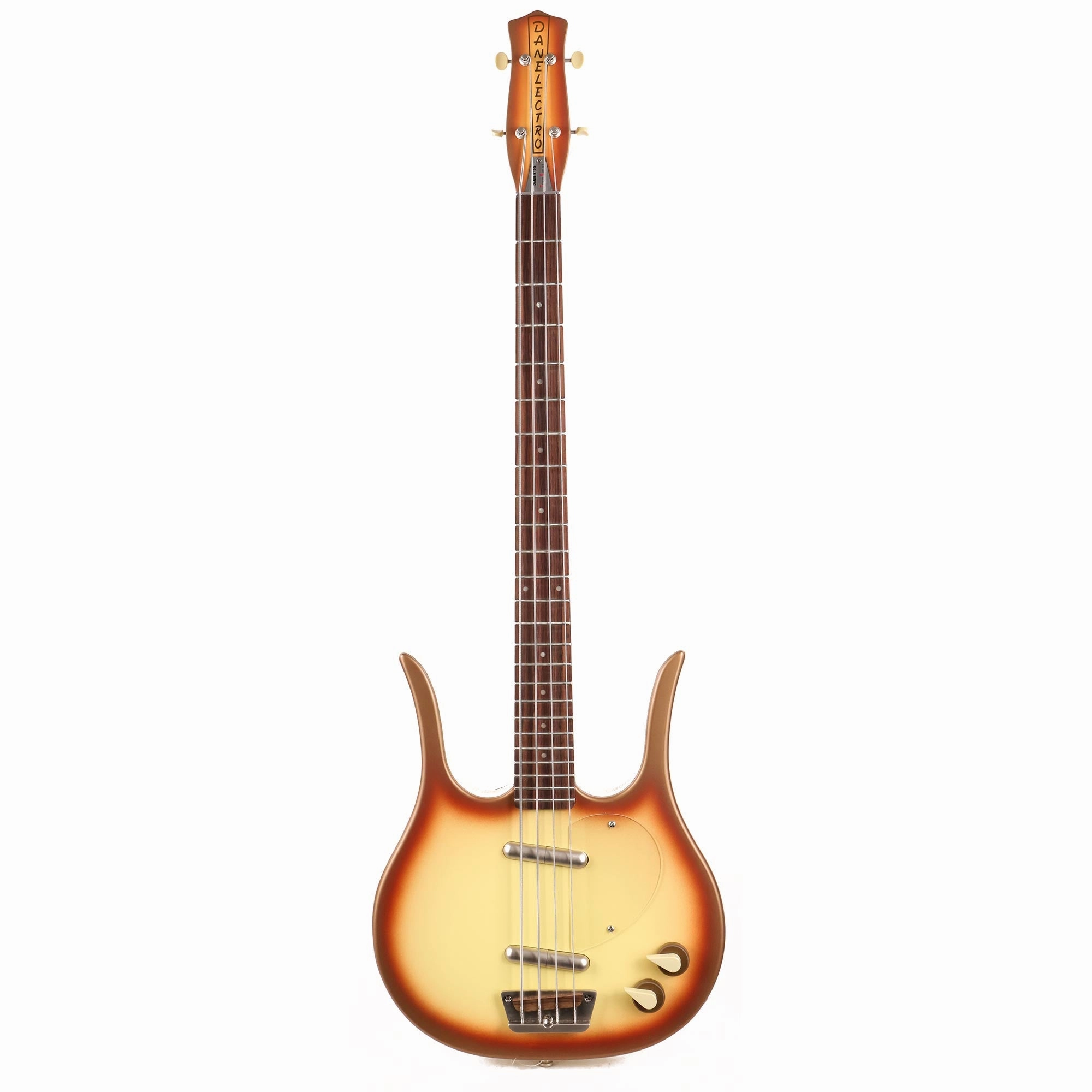 Danelectro Longhorn Bass Copper Burst Used