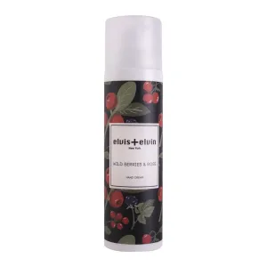 elvis elvin Hyaluronic Acid Hydrating Moisturizing Hand Cream for All Skin Types with Shea Butter (Wild Berries & Rose)