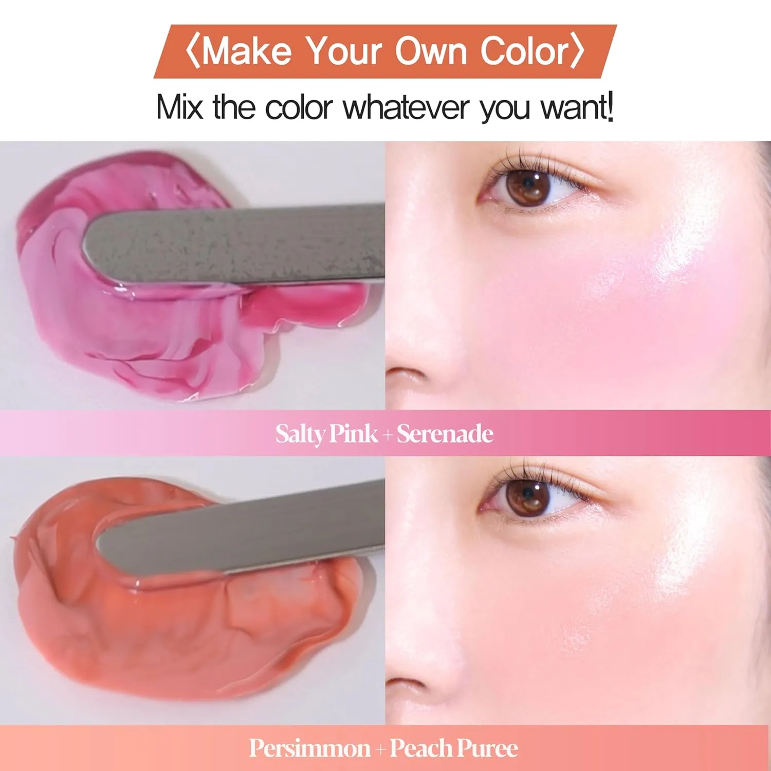 Espoir Tone-Pairing Liquid Blush Moisturizing Formula for Dewy Cheeks Watercolor-like Subtle Color K-Beauty Blush