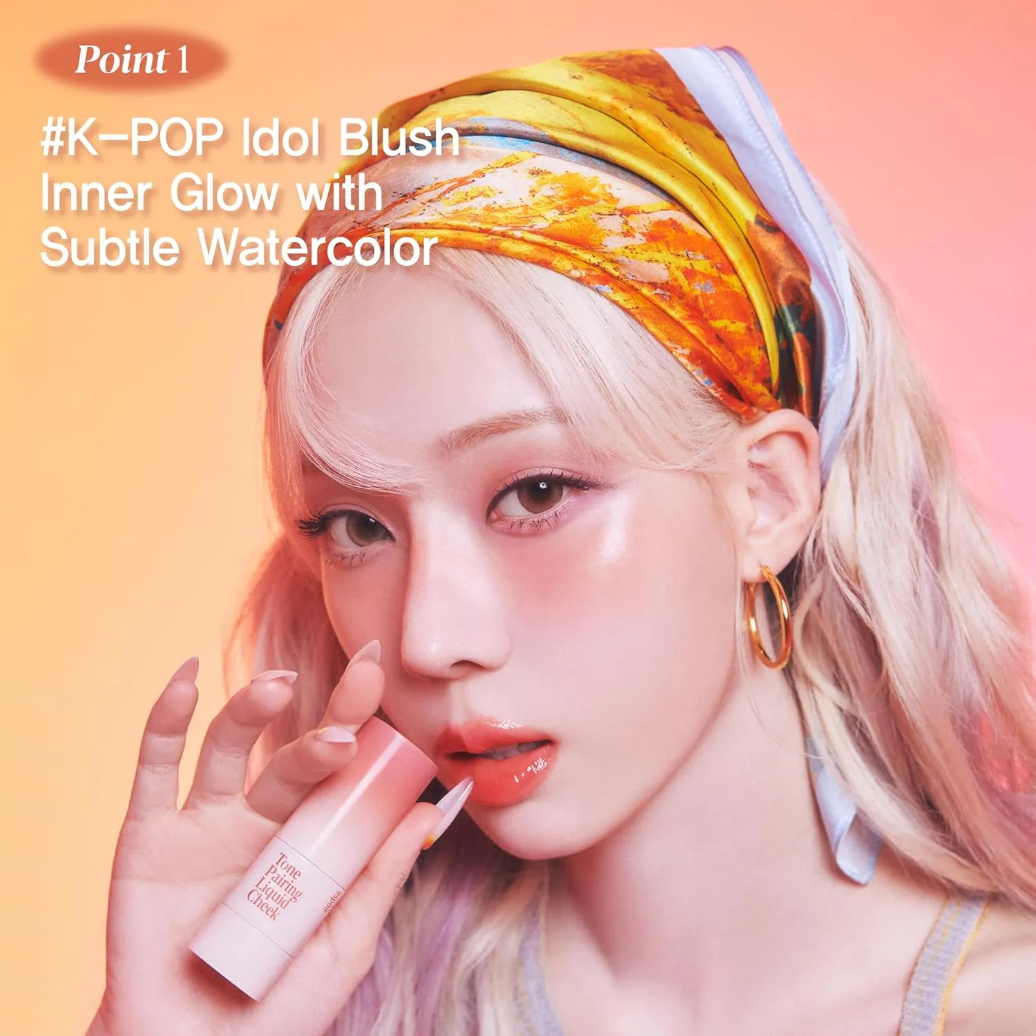 Espoir Tone-Pairing Liquid Blush Moisturizing Formula for Dewy Cheeks Watercolor-like Subtle Color K-Beauty Blush