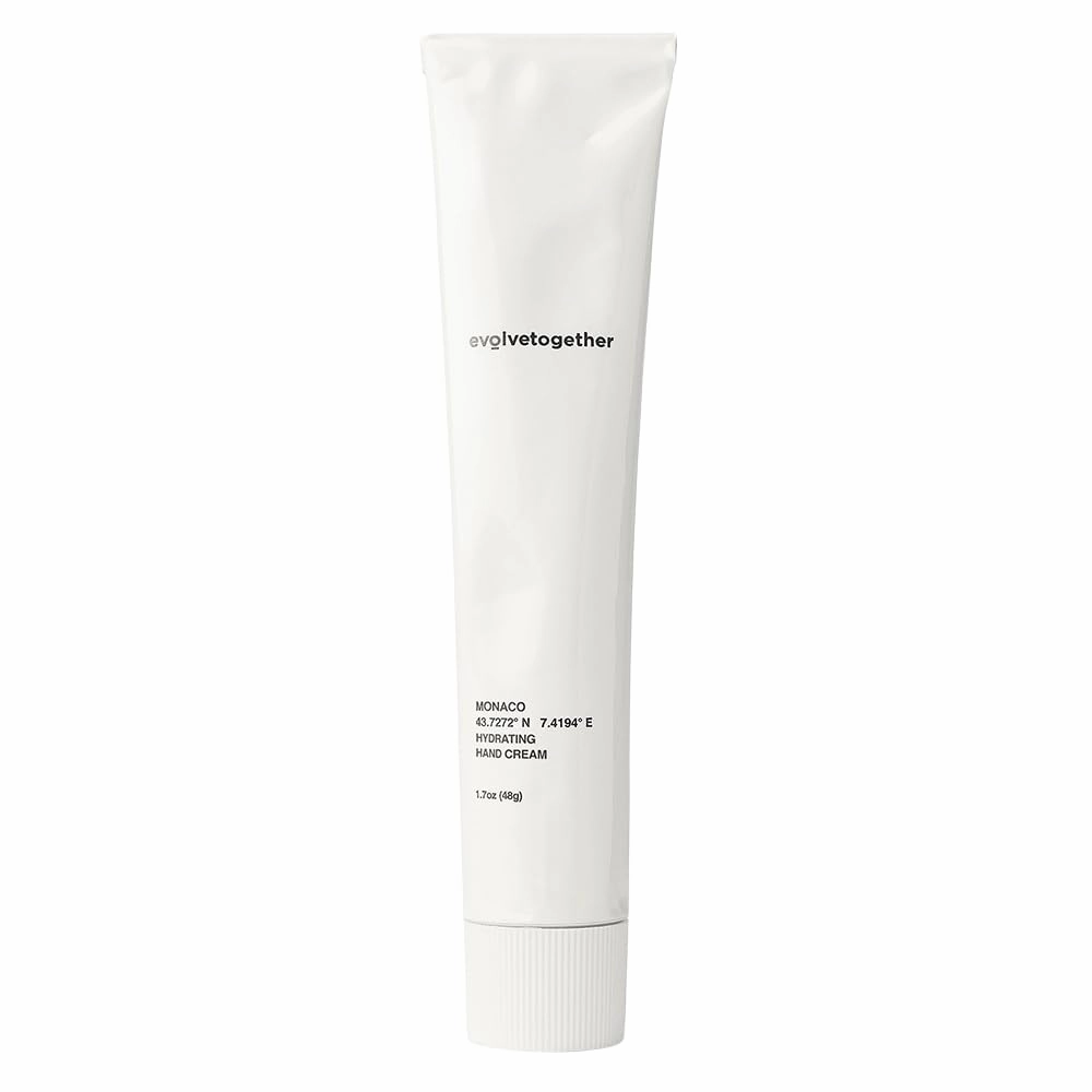evolvetogether Hydrating Hand Cream for Women & Men | Nourishes, Protects & Moisturizes Dry Hands | No Sticky or Greasy Residue | Cruelty-Free, Paraben-Free | Made in USA (Monaco, 1.7 Oz)