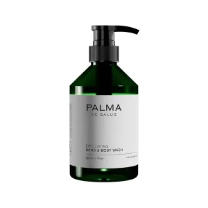 Exfoliating Hand & Body Wash (Organic Summer Rose) | Hydrating Cleanser with Avocado Oil, Betaine from Sugar Beets & Olive Pits – Plant-Based Scrub for Glowing Skin | 17 fl oz