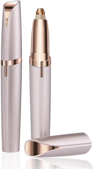 Eyebrow Hair Remover for Women，Eyebrow Trimmer Facial Hair Remover for Face with Rechargeable USB Cable Eyebrow Lips Body Facial Hair Remover Painless Lipstick Shavers (GOLD)