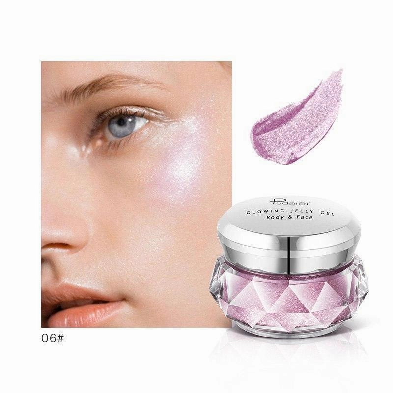 Face Highlighter Jelly Gel Mermaid Eyeshadow Glow Body Glitte