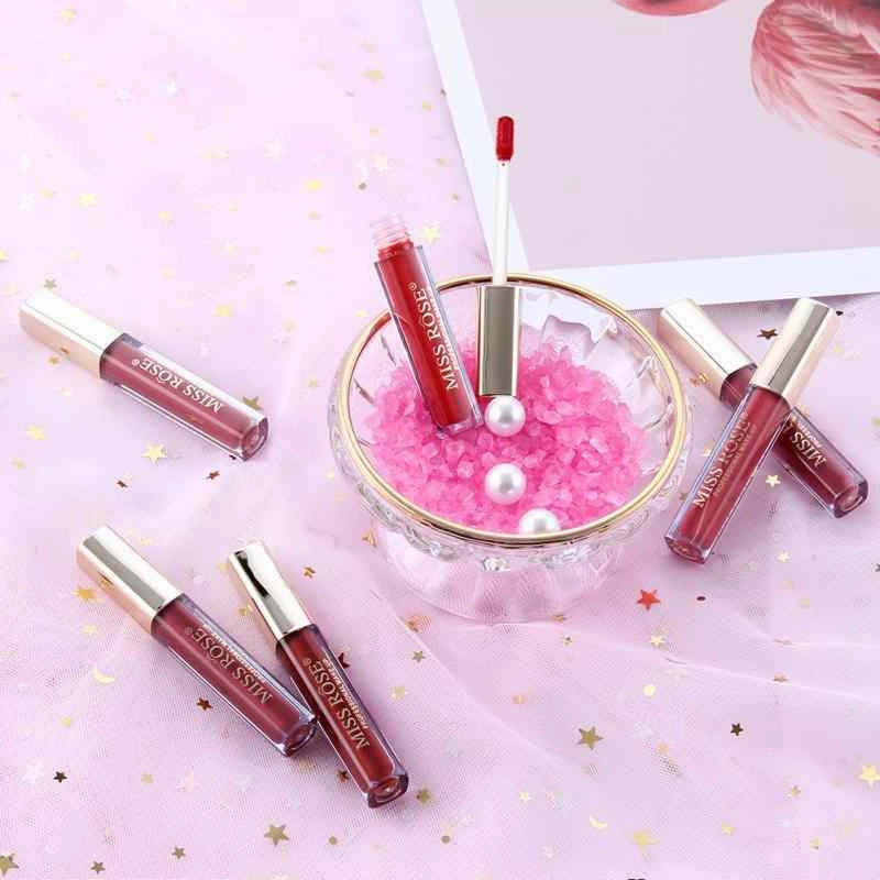 Fashion Rose Lip Efficient Miss Gloss Clear communication